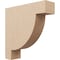 Ekena Millwork 5"W x 20"D x 20"H Thin Alpine Rough Cedar Woodgrain TimberThane Corbel, Primed Tan CORUR05X20X20ALPRCPR - alternate 1